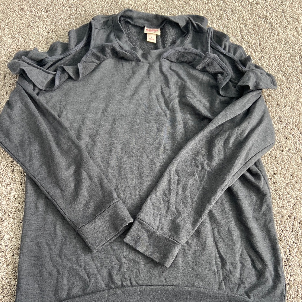 target ruffle cut out top